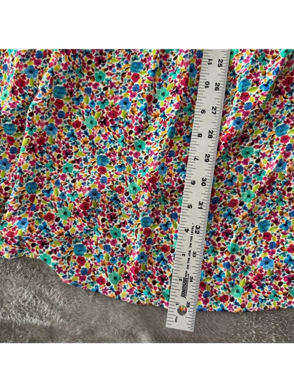 Zara Strappy Floral Midi Dress Women's XL Open Back Boho - Picture 6 of 6
